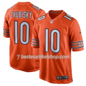 Herren Chicago Bears Trikot Mitchell Trubisky 10 Nike Orange